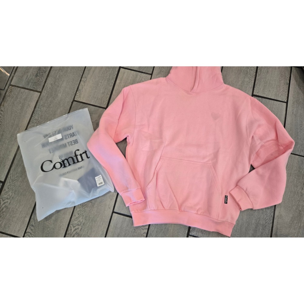 Comfrt Love Hoodie Petal Pink Ways to Show Love Graphic Sweatshirt XL KJHU100